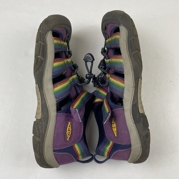 Keen Newport H2 Sandals Kids 5 Adjustable Rainbow Sport Shoes Closed Toe - Picture 6 of 11